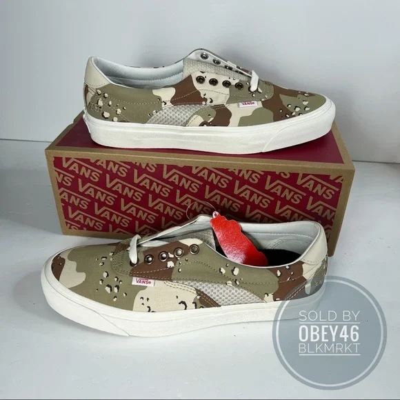 VANS Acer Mesh NI SP Skate Shoes Desert Camo - Picture 3 of 6